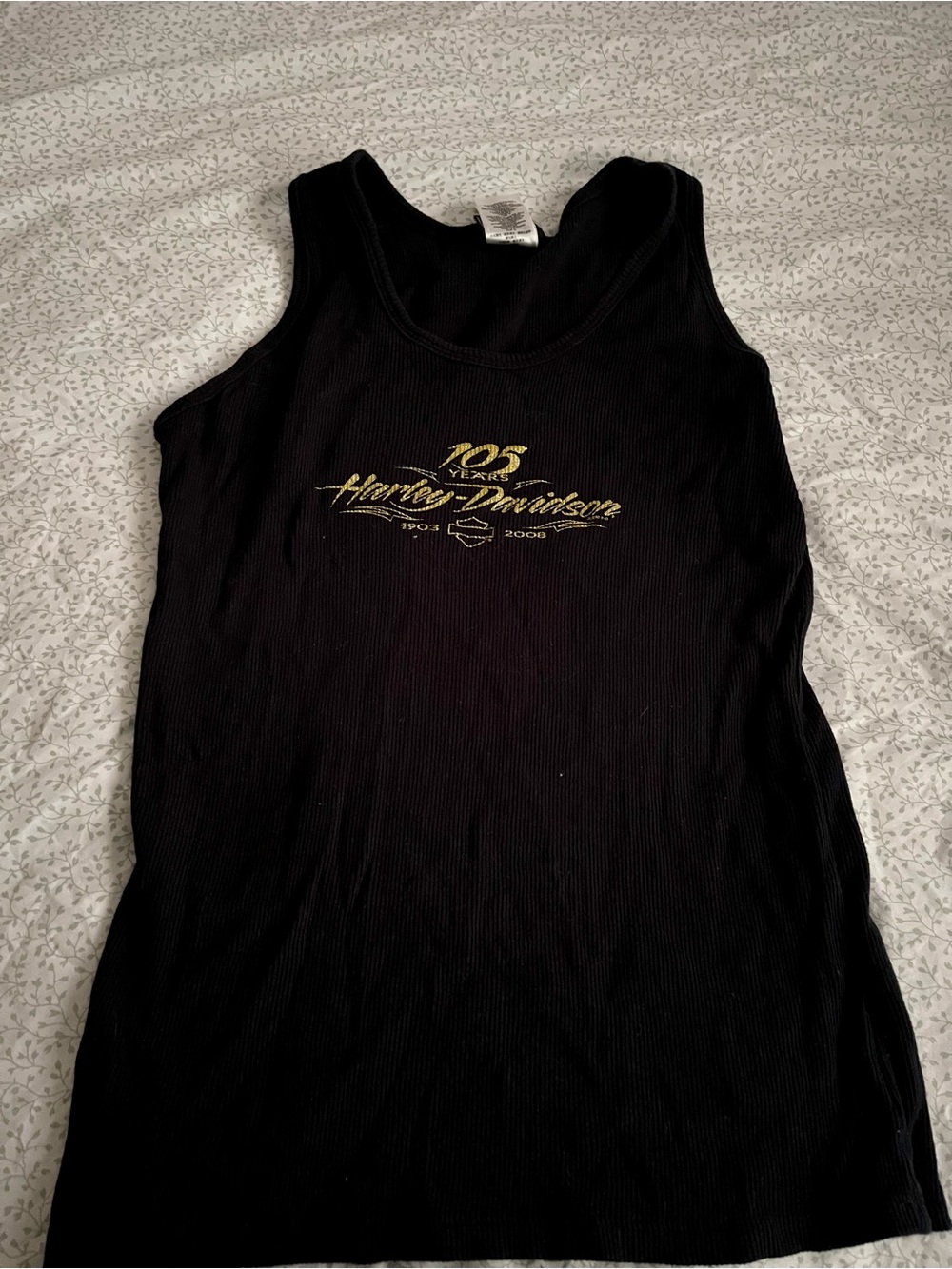 Harley-Davidson Black 105th Anniversary Tank Top